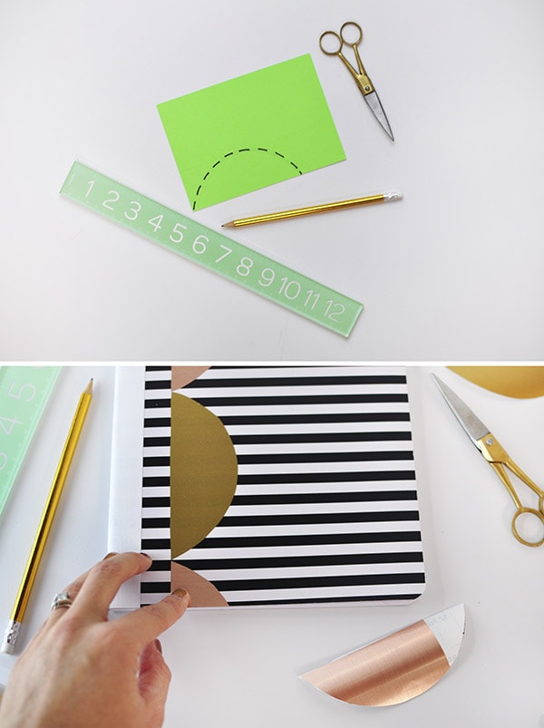 Scallop Notebook Decal steps