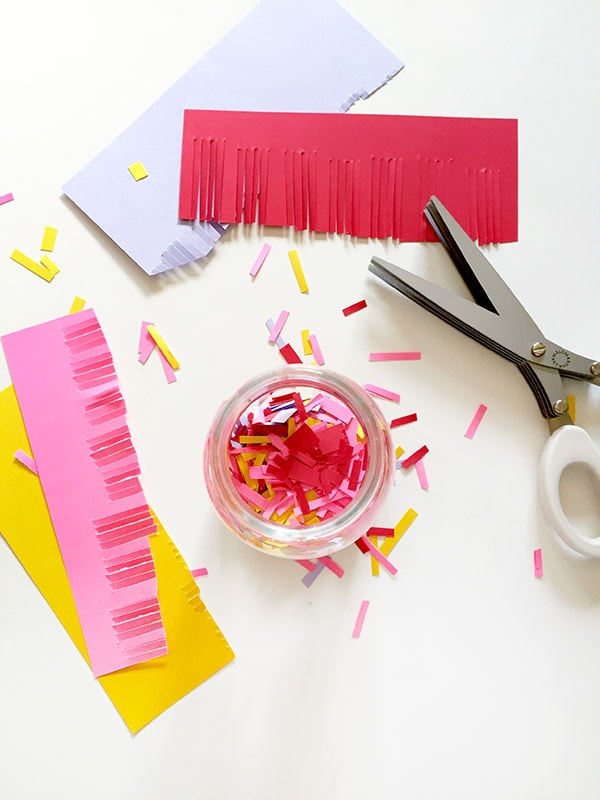 Shredded Paper DIY Cupcake Costume