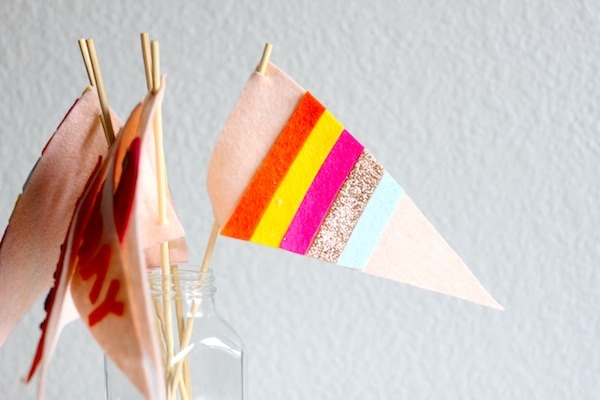 Felt Party Flags Feature Friday