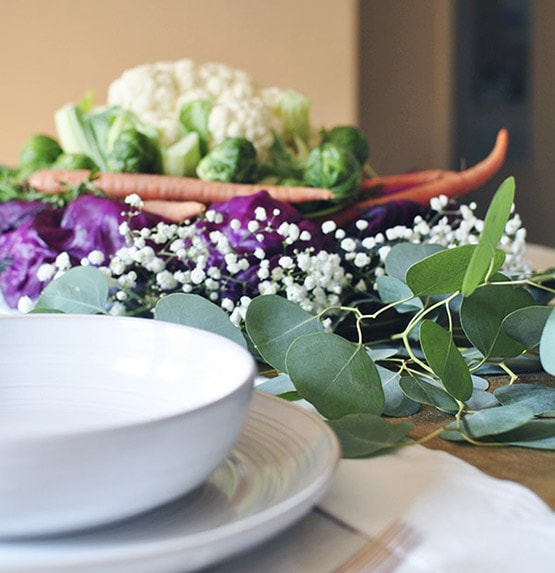 Thanksgiving Food Centerpiece