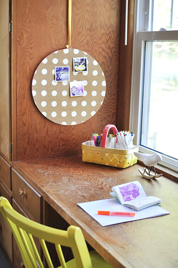 Wood Built-In desk