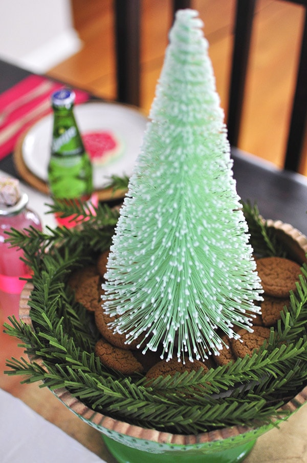 Christmas Mint Bottle Brush Tree