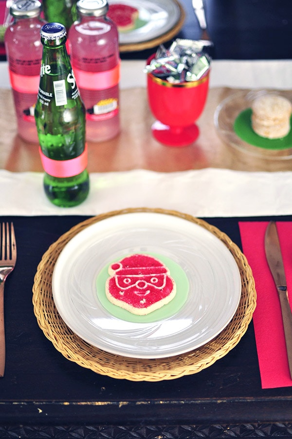 Santa Cookie Plate