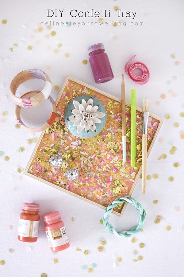 DIY Confetti Tray