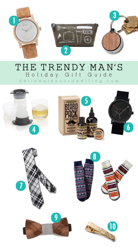 Trendy Man Christmas Gift Guide, Delineateyourdwelling.com