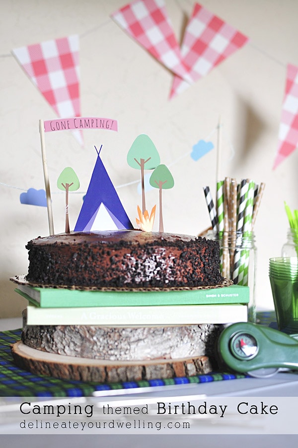 Camping-themed-Birthday-Cakes