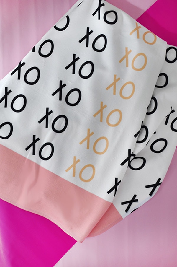 Custom xoXO Blanket