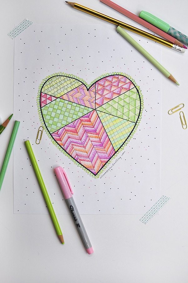 Heart Coloring Page