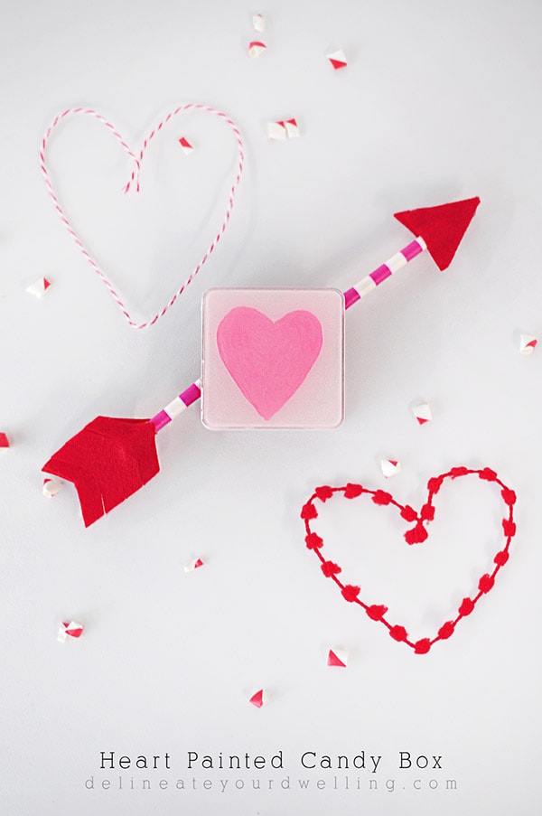 Heart Painted Candy Box, Delineateyourdwelling.com