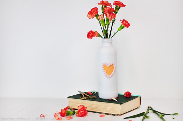 Painted Valentine Vase