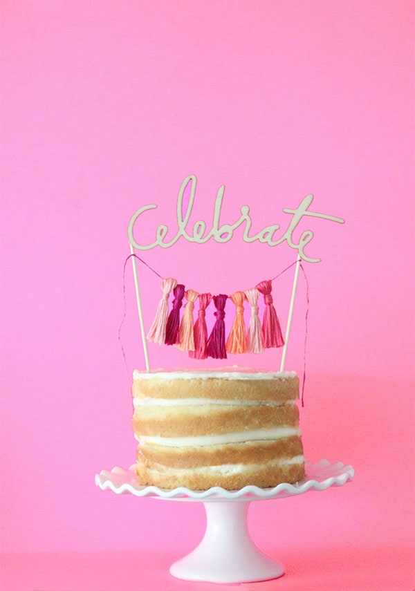 Tassel Cake Topper