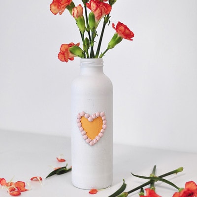 Valentine's Day Painted Vase