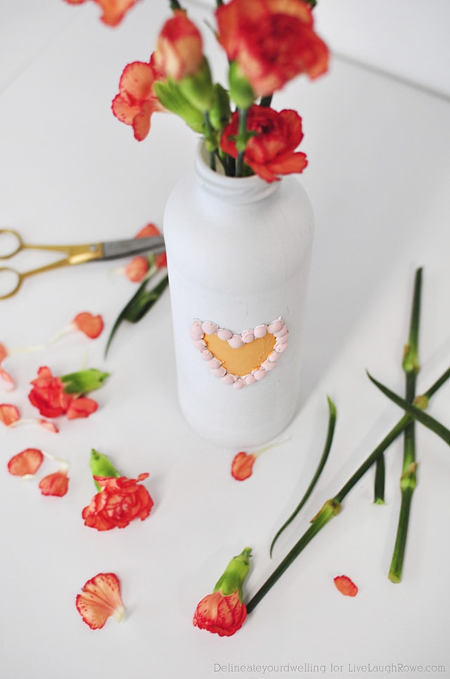 Valentine's Painted Vase