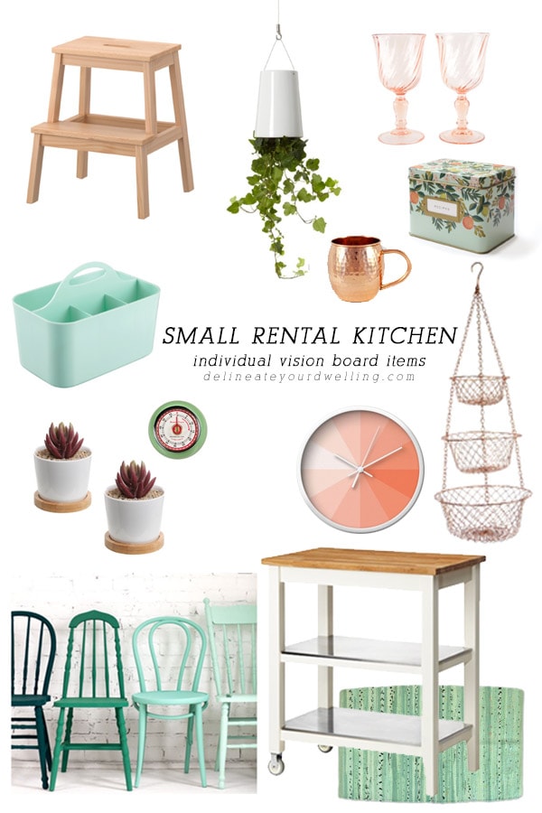 Small Rental Kitchen Vision Board Items, Delineateyourdwelling.com