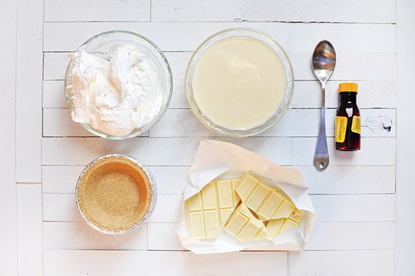 White Chocolate Mousse ingredients