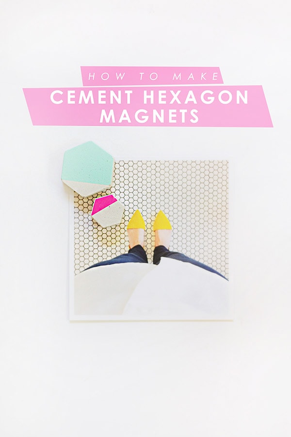 diy-cement-hexagon-magnets