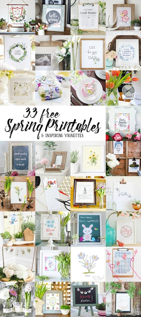 33 free spring printables