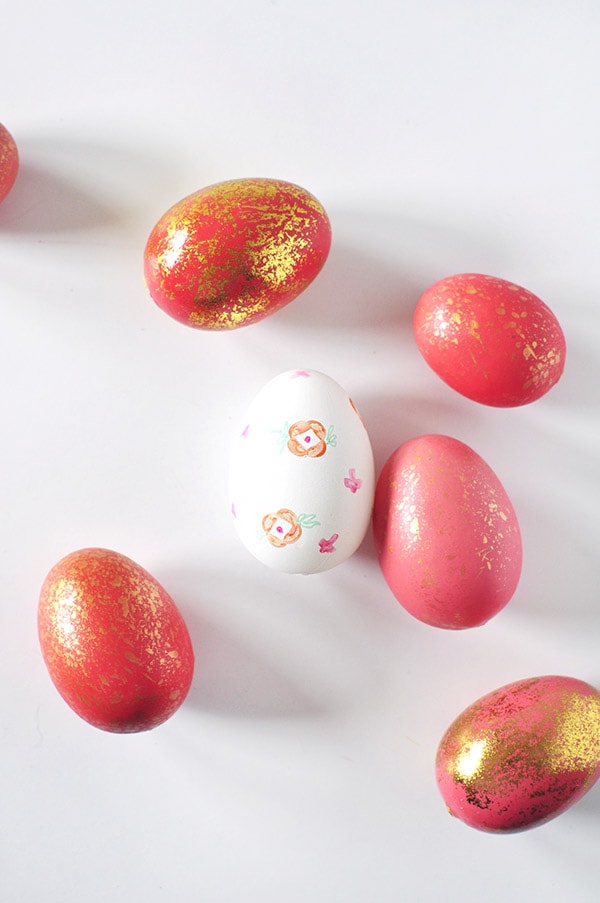 Red Floral Eggs