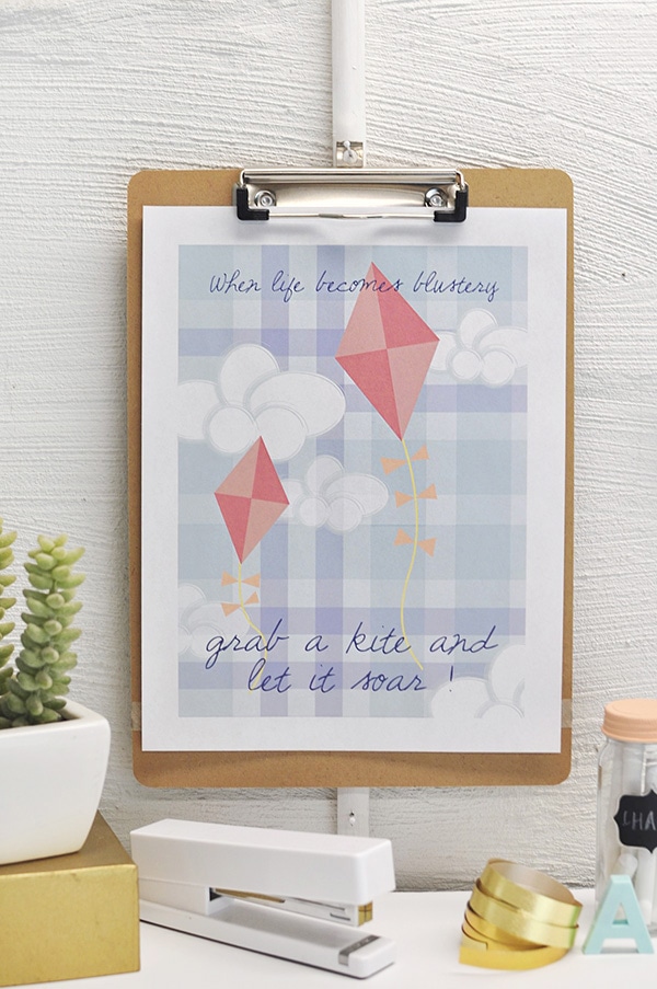 Let it Soar FREE Spring Printable, Delineate Your Dwelling