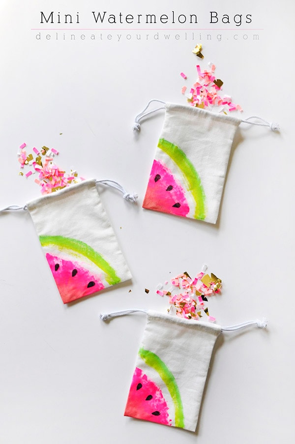 Watermelon Canvas Bags