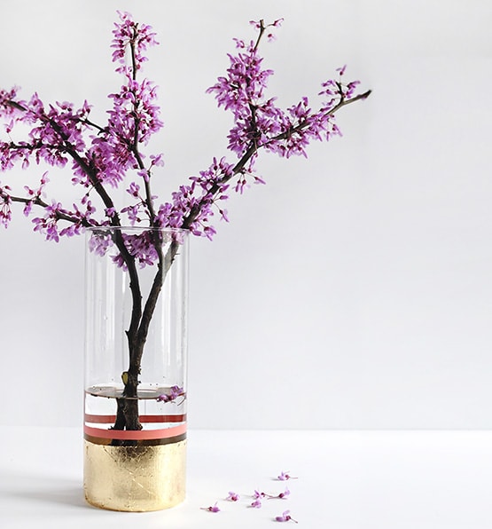 1 DIY Gold Foil Vase