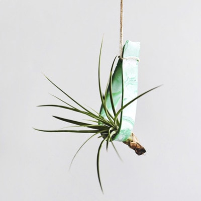 1 Hanging Clay Plant Holder