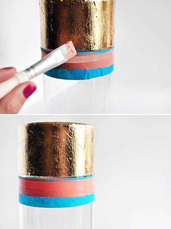 Gold Foil Vase steps 2