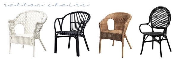 Ikea Summer Wish List-rattan chairs