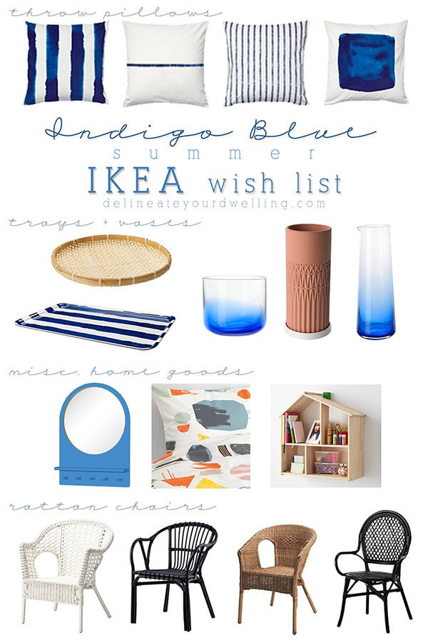 Indigo Blue Ikea Summer Wish List, Delineate Your Dwelling