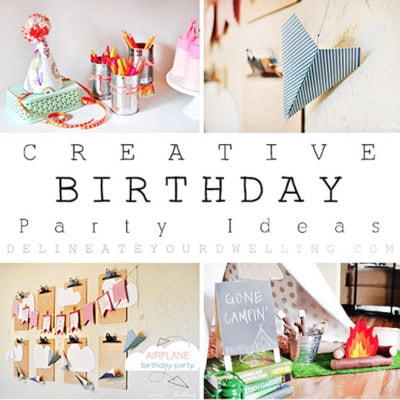 1 Creative Birthday Parties Roundup