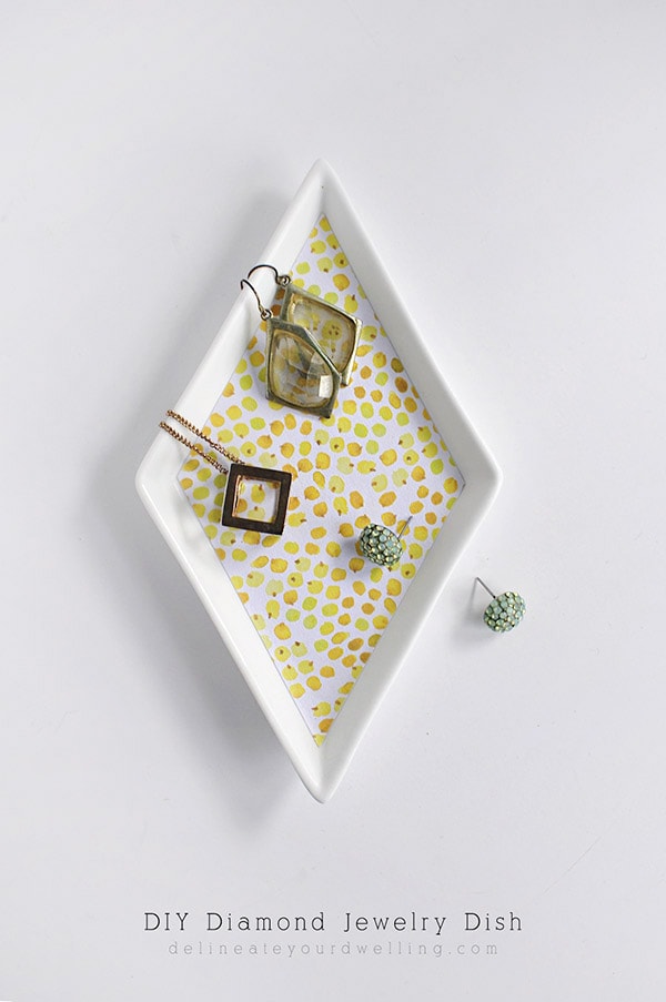DIY Diamond Jewelry Dish Delineate Your Dwelling