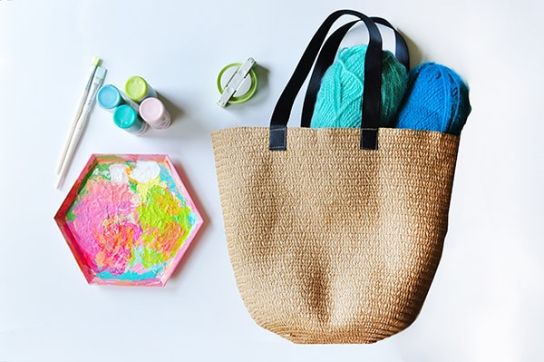 Painted Tote bag supplies