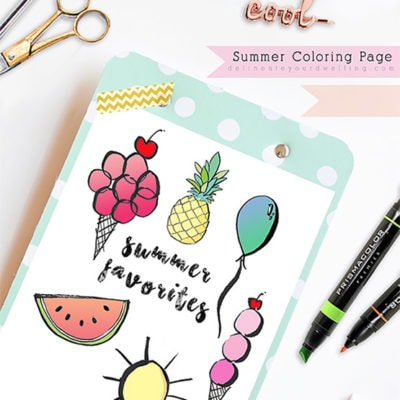 1 Coloring Page Summer Favorites