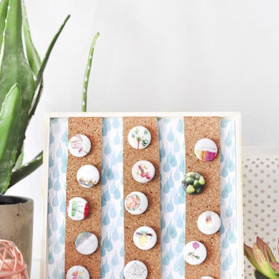 DIY Button Display Holder, Delineate Your Dwelling