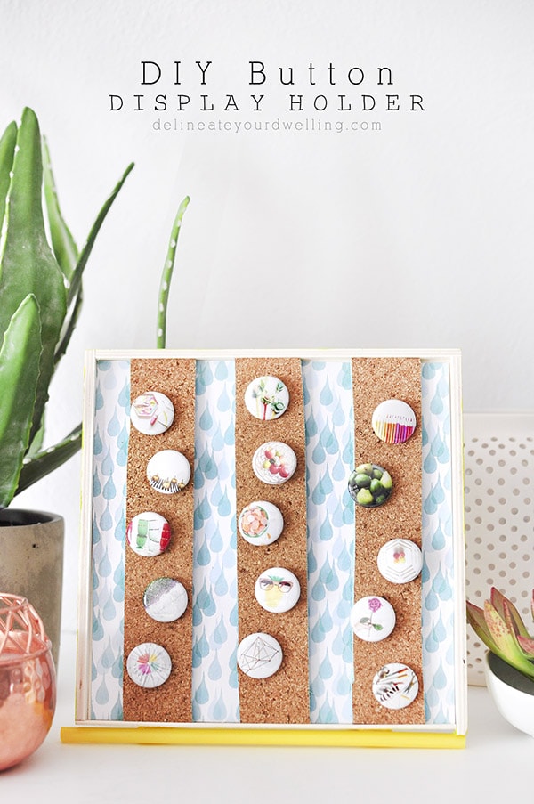 DIY Button Display Holder