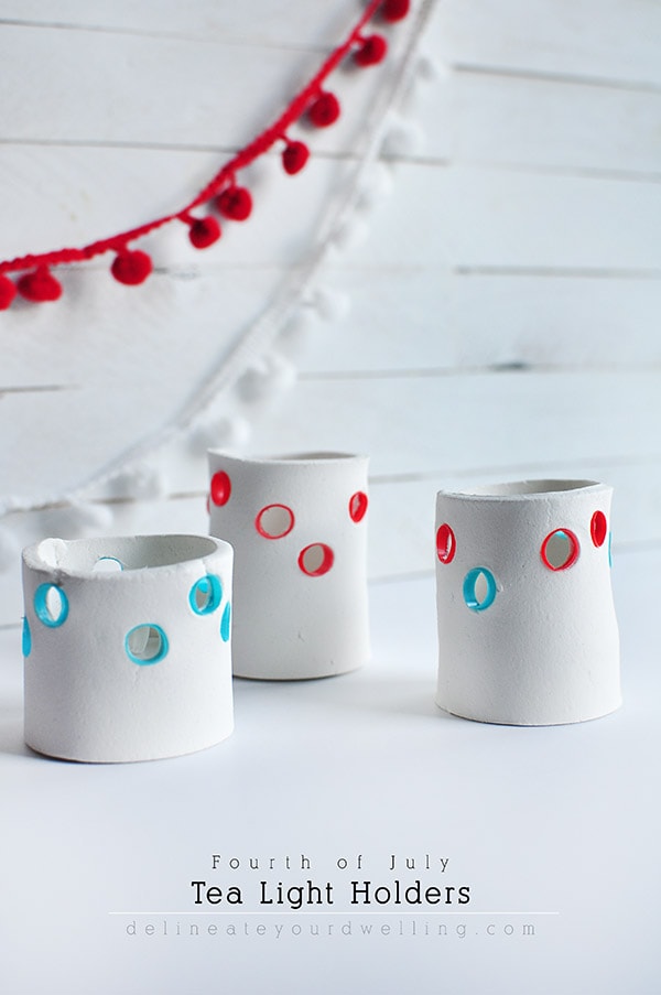 DIY Fourth of July Tea Light Holder, Delineate Your Dwelling