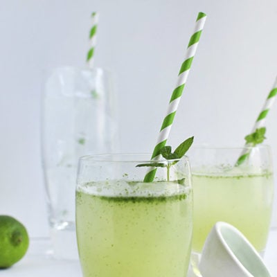 Summer Lime Mint Freeze drink
