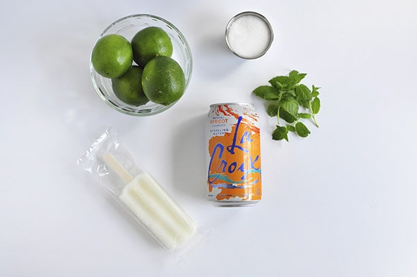 Lime Mint Freeze Drink Supplies