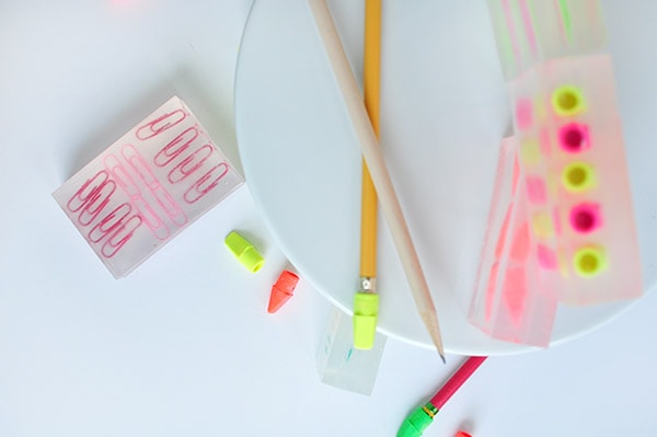 Back to School Soap paper clips