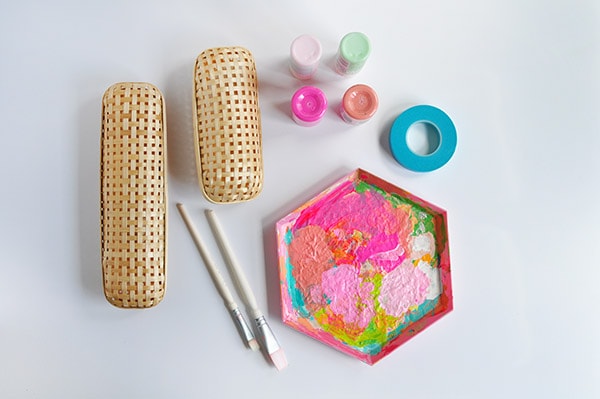 DIY Rattan Pencil Case supplies