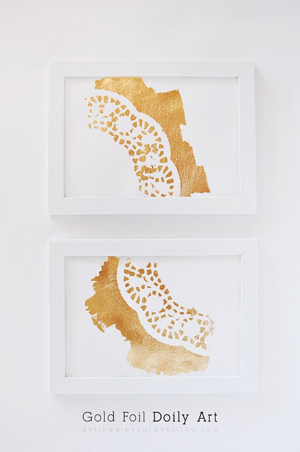 Gold-Foil-Doily-Art