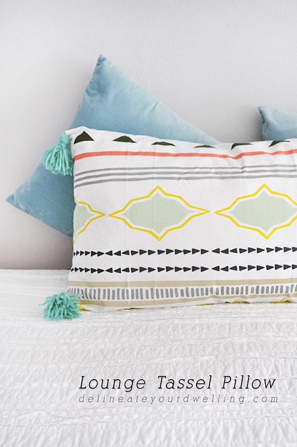 Simple to Sew Lounge Tassel Pillow