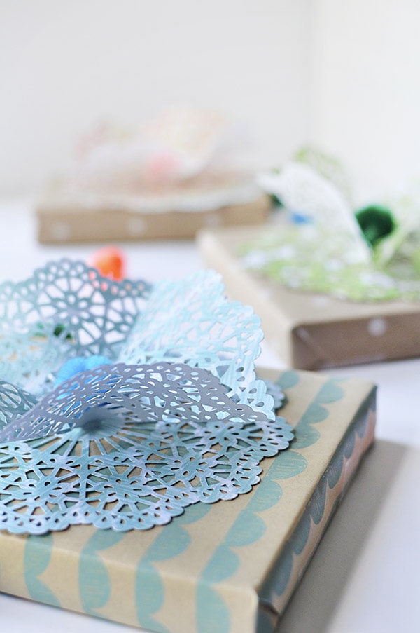 Paper Punch Wrapped Gifts Delineate Your Dwelling