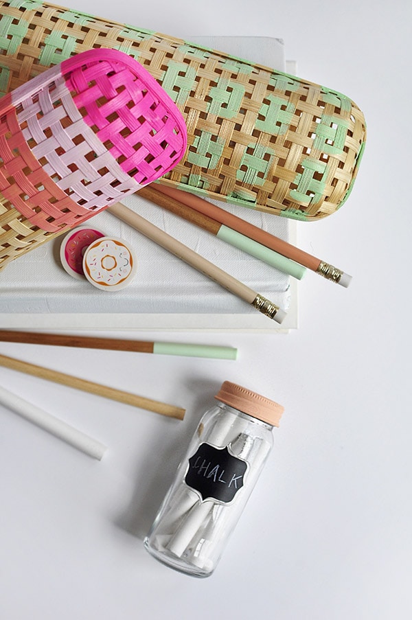 Rattan Pencil Case