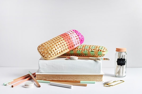 Rattan Pencil Case DIY