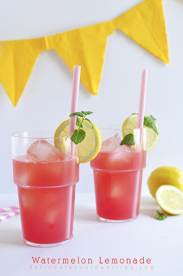 Refreshing Watermelon Lemonade recipe, Delineate Your Dwelling