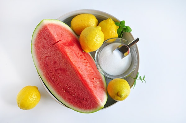 Watermelon Lemonade Ingredients