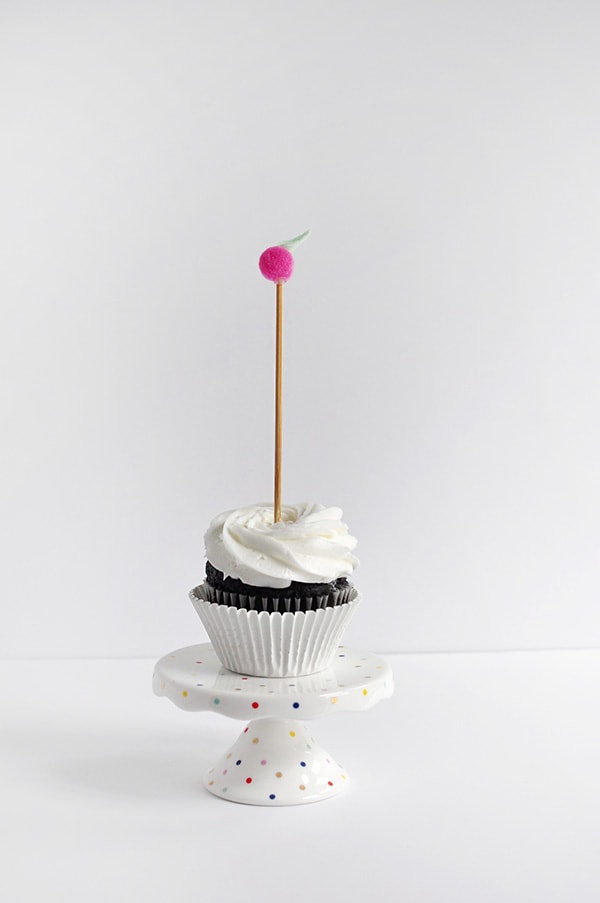 Apple Cupcake Topper single