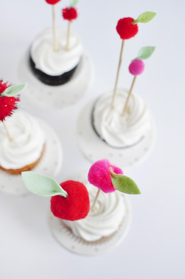 Cupcake Apple Toppers