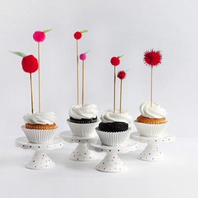 DIY Craft, Apple Topper Cupcakes - Delineate Your Dwelling